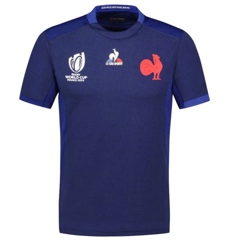 Nouveau Maillot Rugby France Domicile Coupe Du Monde Rugby 2023 - Le Coq Sportif